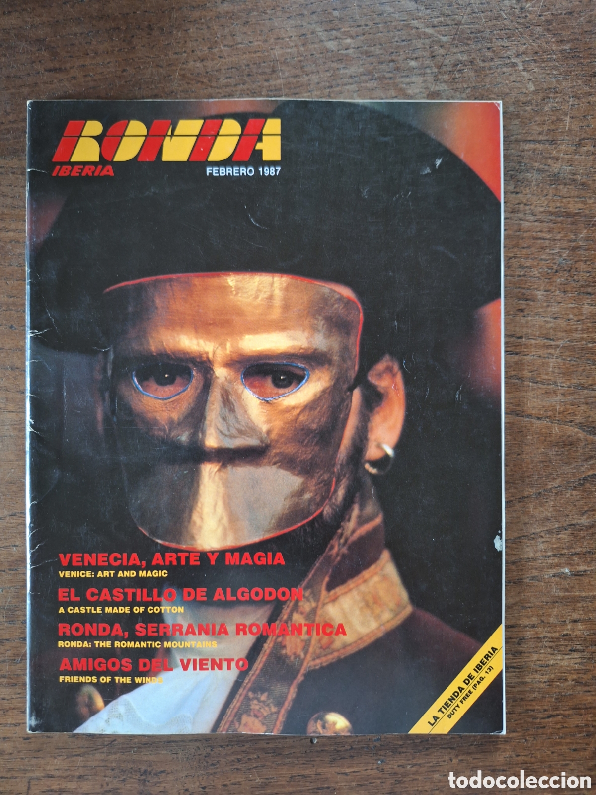 Otros Art&iacute;culos de Coleccionismo en Papel: Revista ronda iberia de febrero 1987