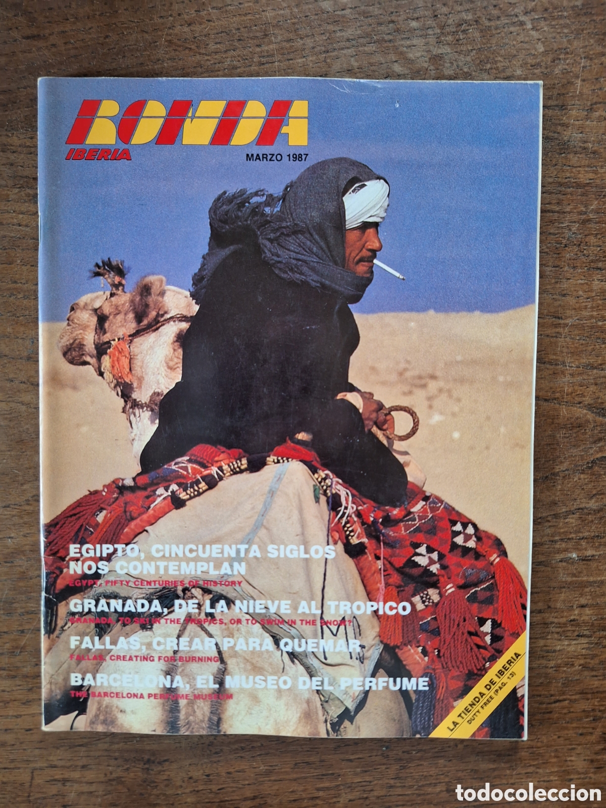 Otros Art&iacute;culos de Coleccionismo en Papel: Revista ronda iberia de marzo 1987