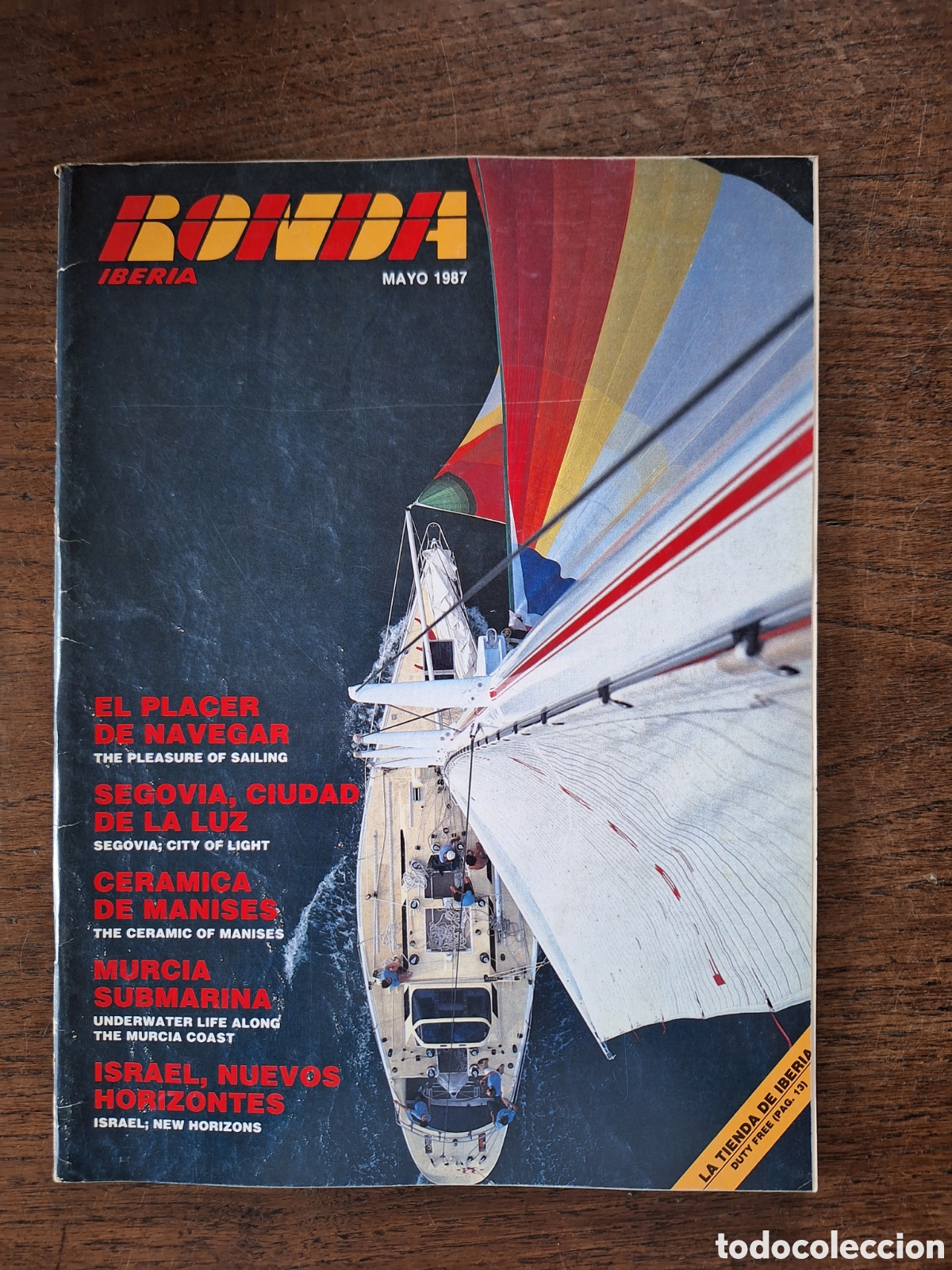 Otros Art&iacute;culos de Coleccionismo en Papel: Revista ronda iberia de mayo 1987
