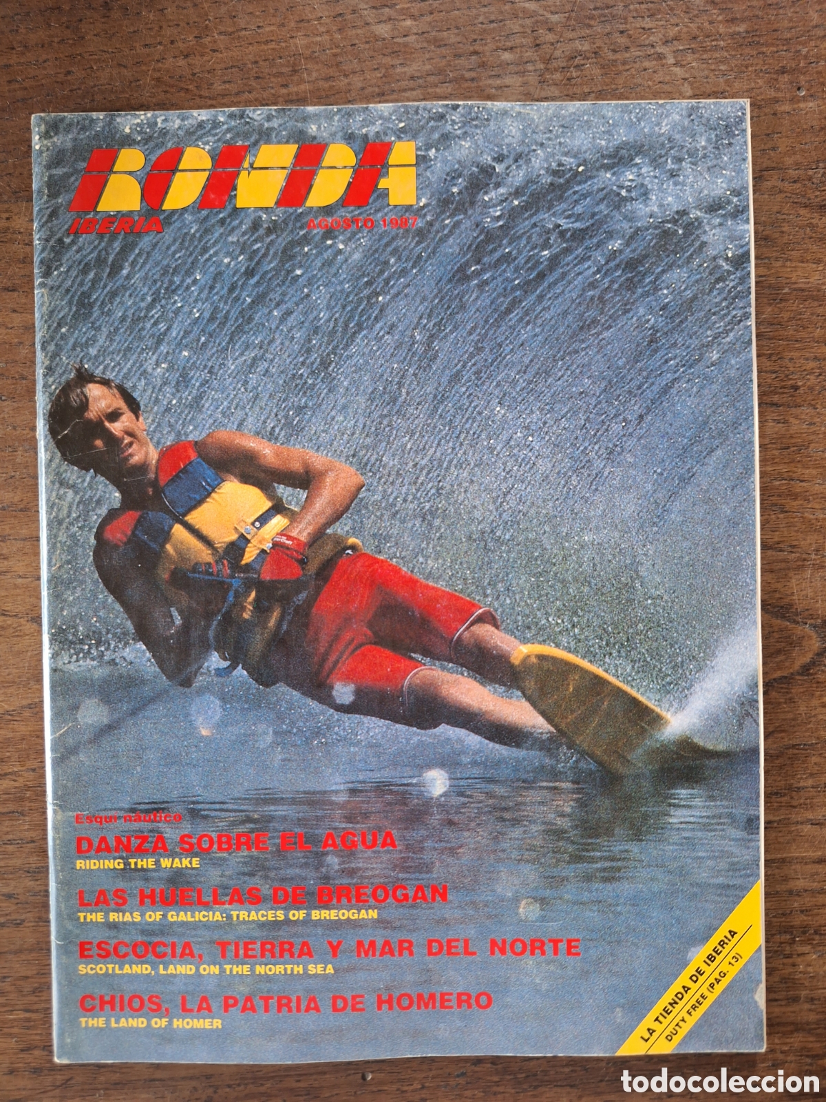 Sammelleidenschaft Andere Papierartikel: Revista ronda iberia de agosto 1987