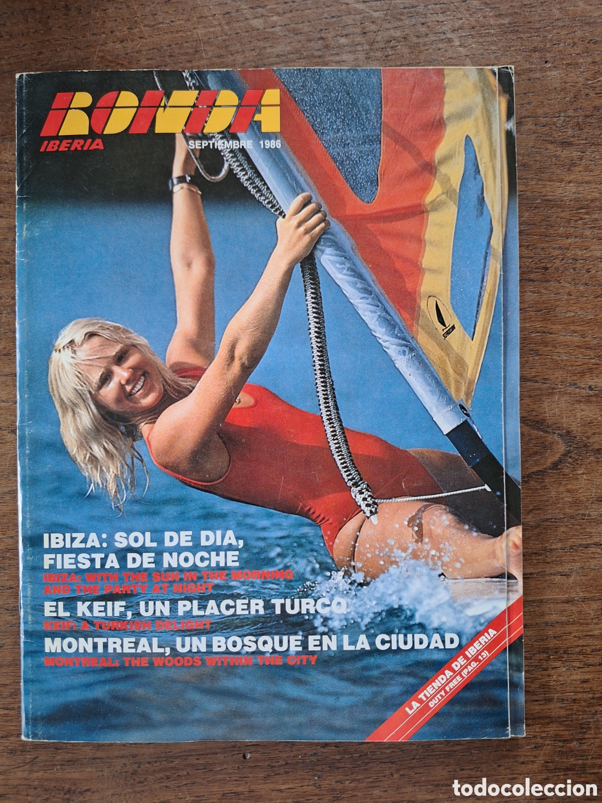 Sammelleidenschaft Andere Papierartikel: Revista ronda iberia de septiembre 1986