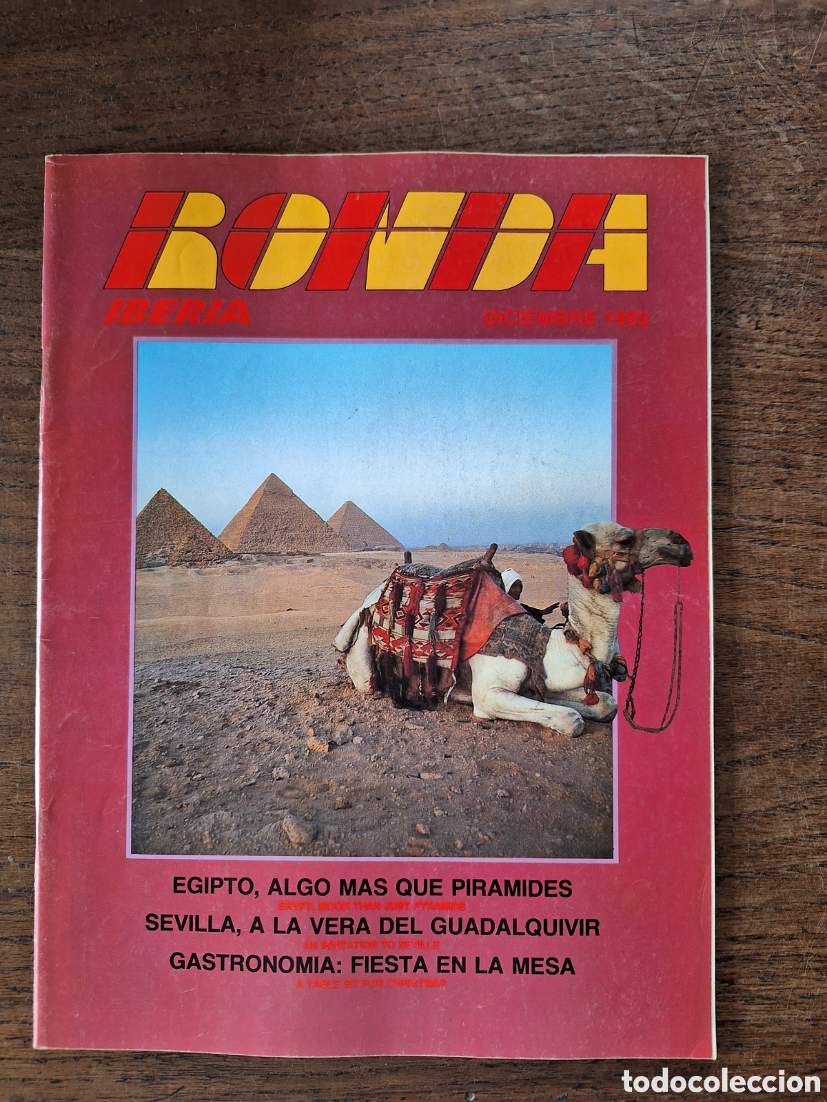 Sammelleidenschaft Andere Papierartikel: Revista ronda iberia de diciembre 1983