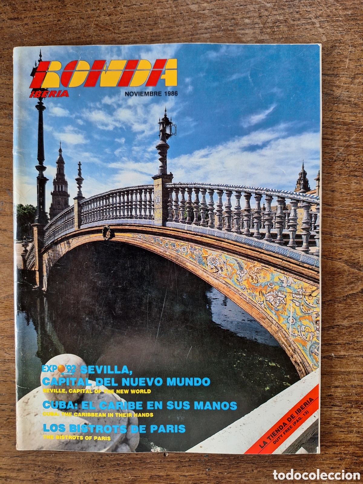 Paper Collecting Others: Revista ronda iberia de noviembre 1986