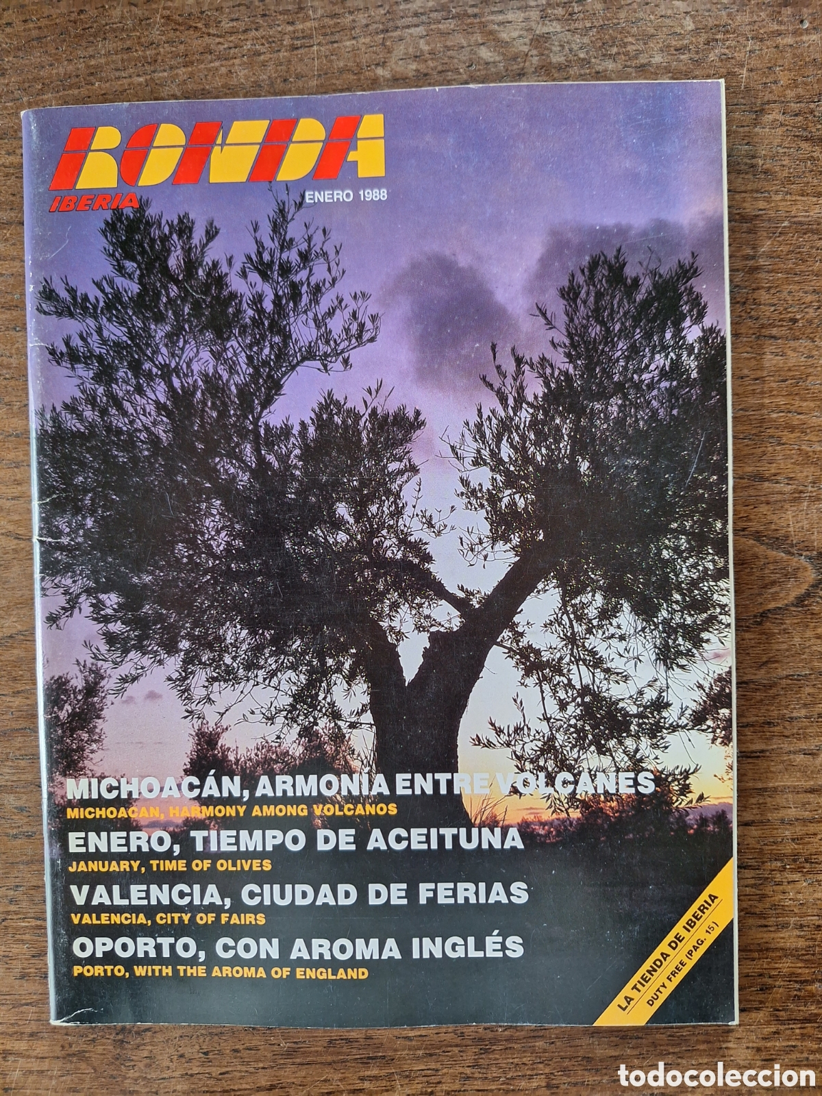 Sammelleidenschaft Andere Papierartikel: Revista ronda iberia de enero 1988