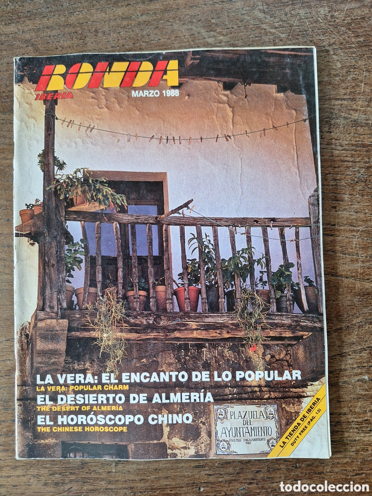 Sammelleidenschaft Andere Papierartikel: Revista ronda iberia de marzo 1988