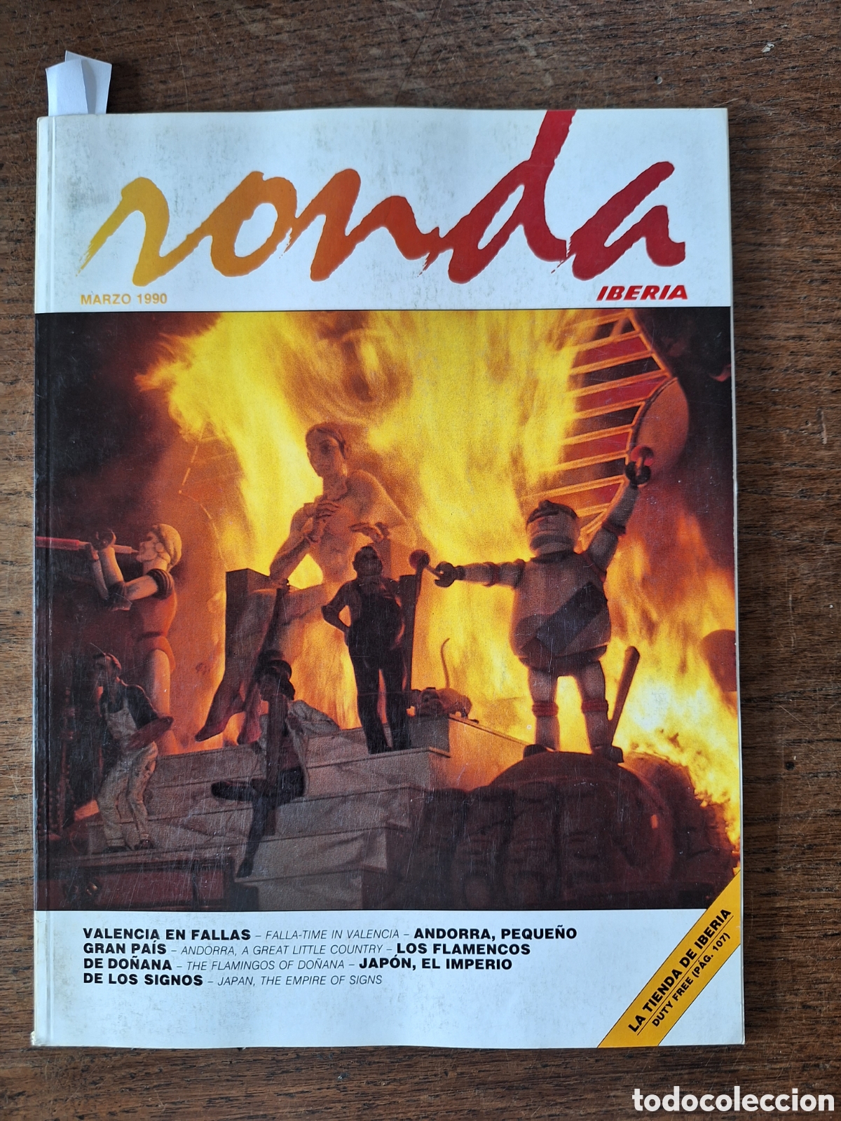 Sammelleidenschaft Andere Papierartikel: Revista ronda iberia de marzo 1990