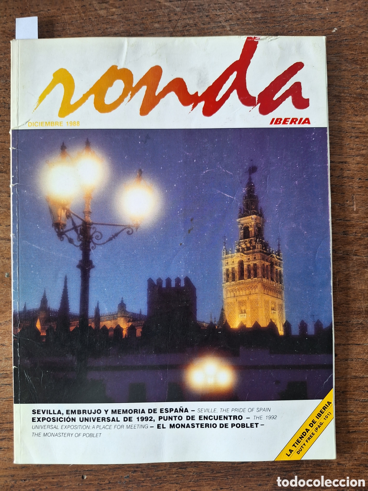 Paper Collecting Others: Revista ronda iberia de diciembre 1988