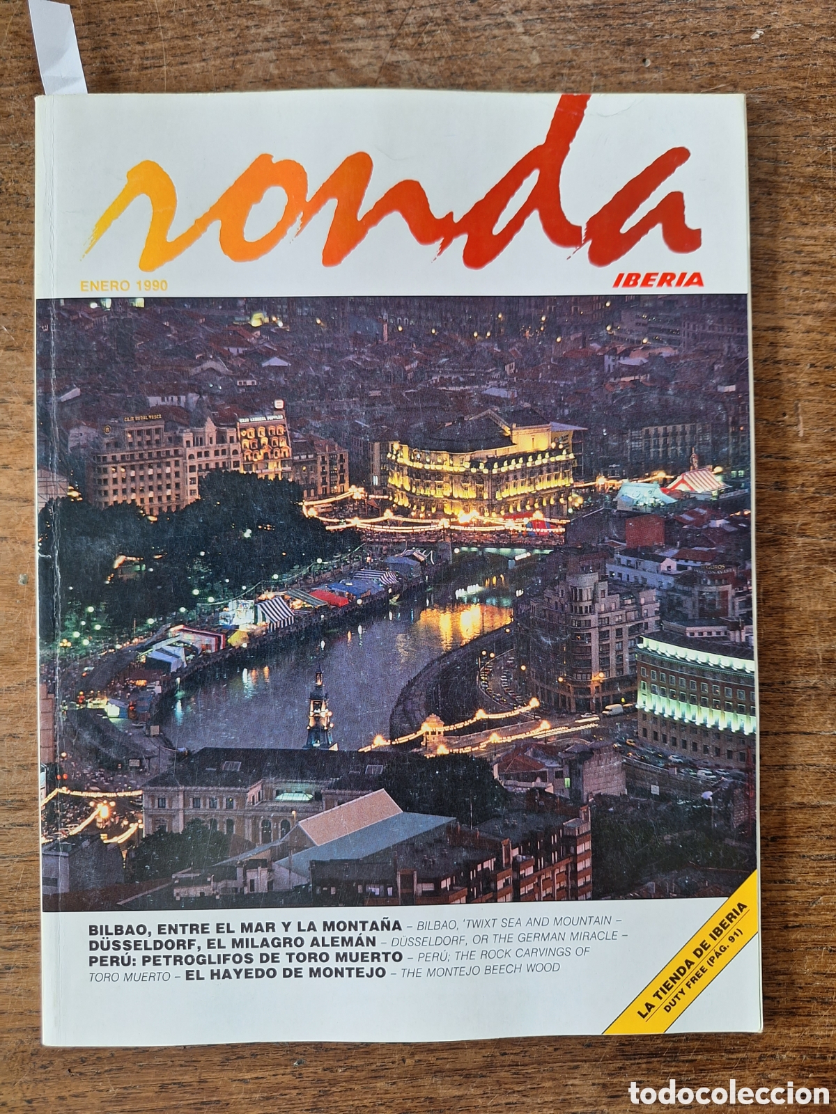 Sammelleidenschaft Andere Papierartikel: Revista ronda iberia de enero 1990
