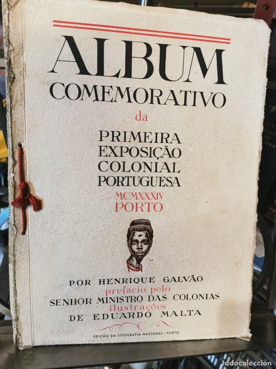 Outros artigos de papel: Album comemorativo de la primera exposici&oacute;n colonial portuguesa