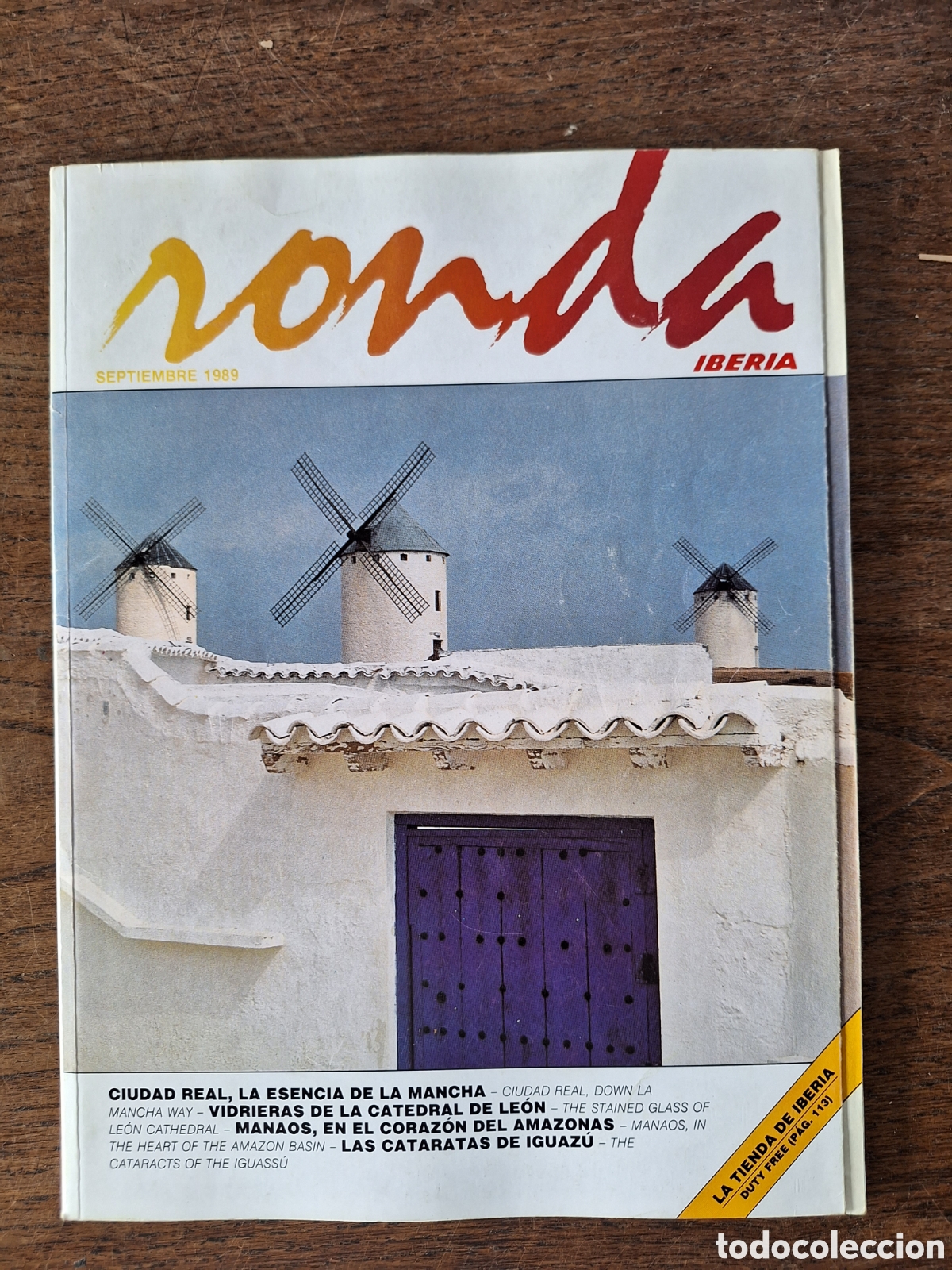 Sammelleidenschaft Andere Papierartikel: Revista ronda iberia de septiembre 1989