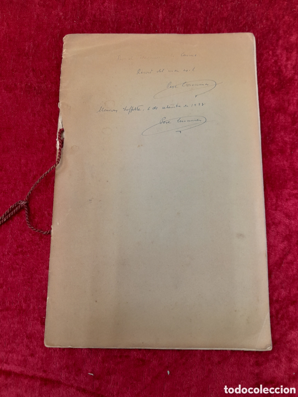 Otros art&iacute;culos de coleccionismo en papel: DOC-247. ELEGIA DE VAL&Egrave;NCIA. 1938. - Foto 2