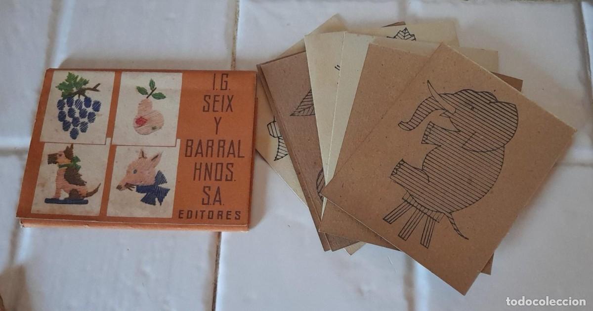 Otros Art&iacute;culos de Coleccionismo en Papel: TARJETAS PARA BORDADOS PUNTOS LARGOS, COL. N&ordm; 2, DE SEIX Y BARRAL