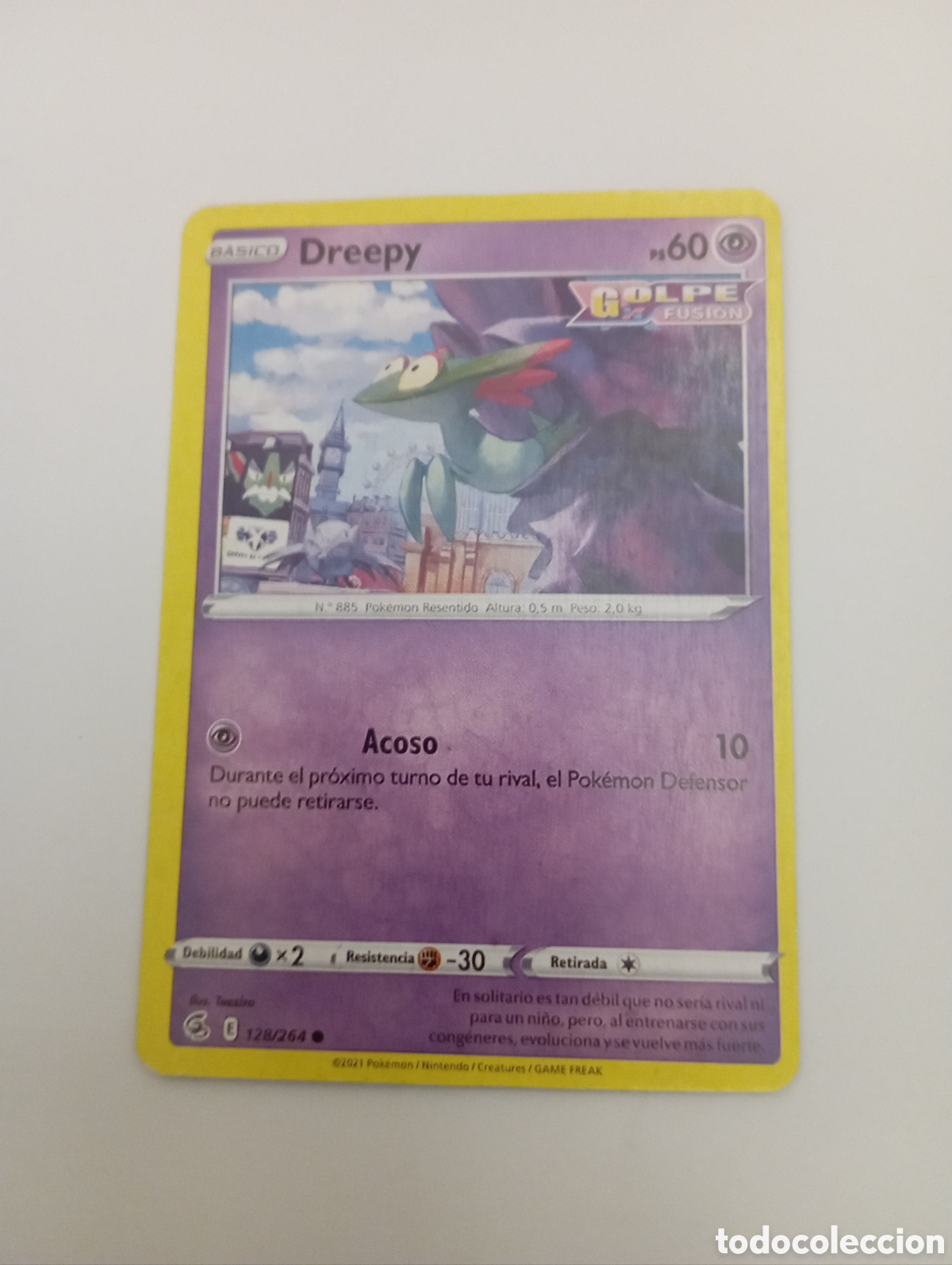 Otros Art&iacute;culos de Coleccionismo en Papel: DREEPY POKEMON CARD CARTA POKEMON