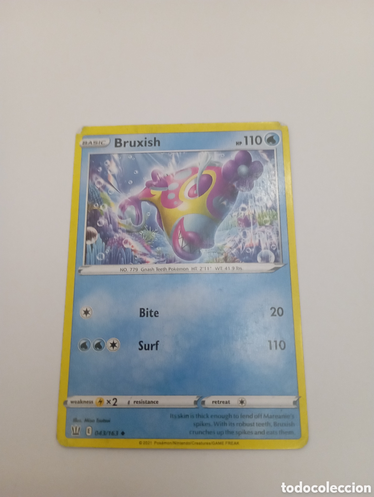 Otros Art&iacute;culos de Coleccionismo en Papel: BRUXISH POKEMON CARD CARTA POKEMON
