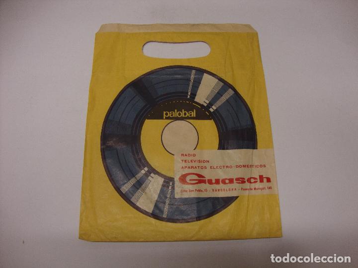 Collectionnisme Papier divers: BOLSA PAPEL DISCOS SINGLES GUASCH BARCELONA