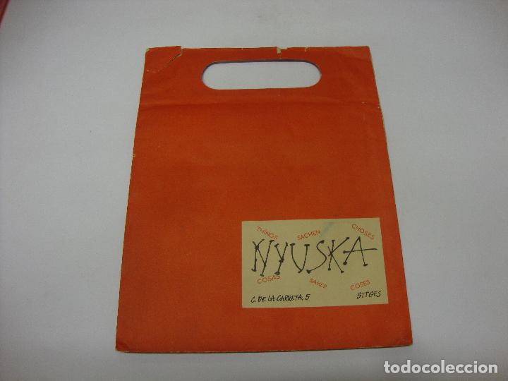 Otros art&iacute;culos de coleccionismo en papel: BOLSA PAPEL DISCOS SINGLES NYUSKA SITGES