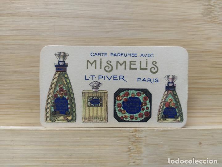 Sammelleidenschaft Andere Papierartikel: CARTE PARFUMEE AVEC MISMELIS-L.T. PIVER PARIS-PUBLICIDAD ANTIGUA PERFUME-VER FOTOS-(105.236)