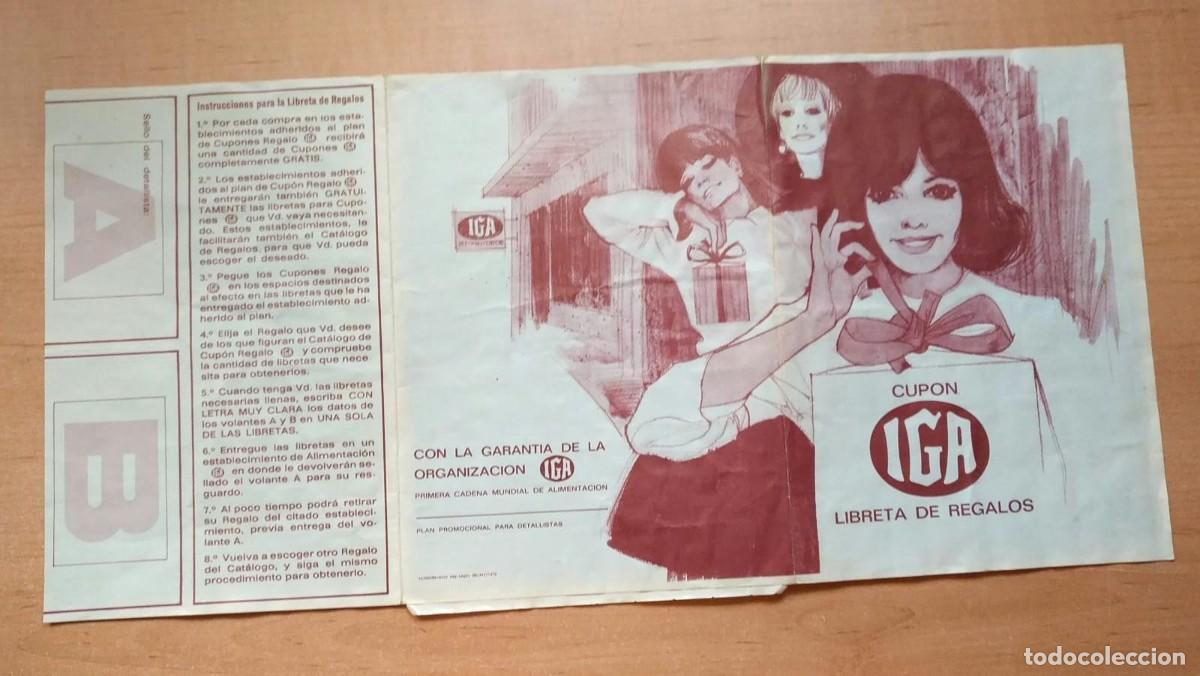 Otros art&iacute;culos de coleccionismo en papel: N 2 Cup&oacute;n IGA Libreta de regalos - Primera cadena mundial de alimentaci&oacute;n - Completo