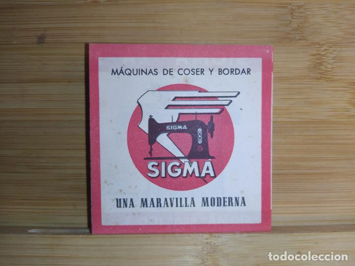 Sammelleidenschaft Andere Papierartikel: MAQUINAS DE COSER Y BORDAR SIGMA-PUBLICIDAD ANTIGUA-VER FOTOS-(K-11.088)