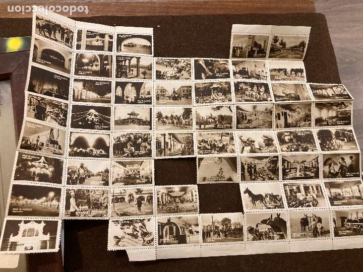 Otros art&iacute;culos de coleccionismo en papel: Albacete colecci&oacute;n 55 cromos vi&ntilde;etas 4 x 6 cm desde 1944 Ferial,ganado templete,cabalgata foto Belda