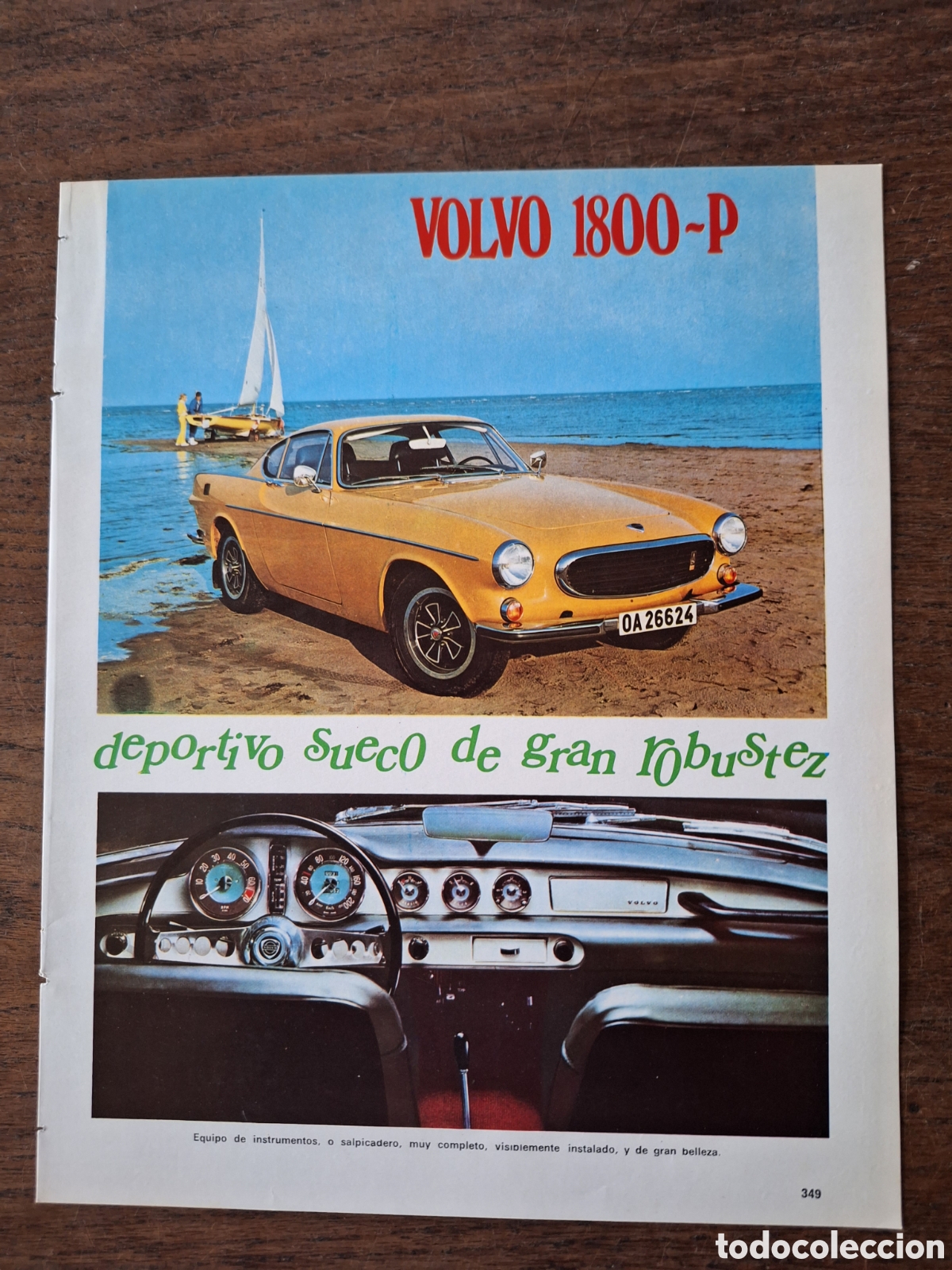 Paper Collecting Others: Reportaje autom&oacute;vil volvo 1800 p