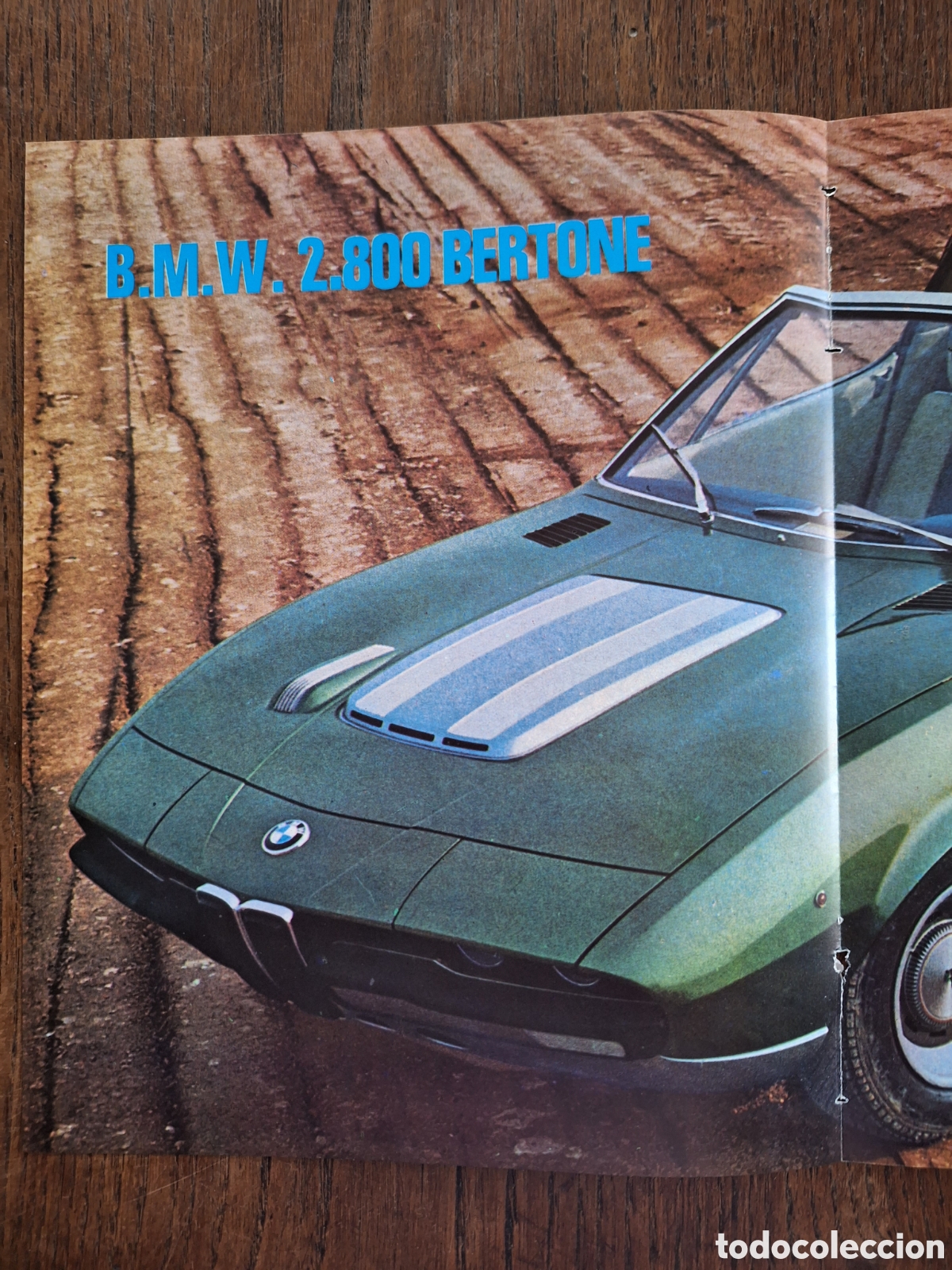 Otros Art&iacute;culos de Coleccionismo en Papel: Reportaje autom&oacute;vil bmw 2800 bertone