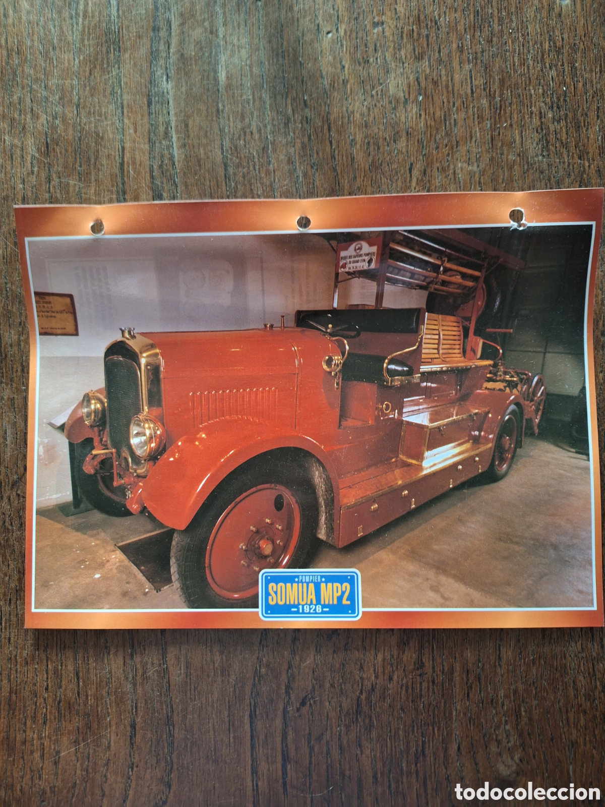 Sammelleidenschaft Andere Papierartikel: Ficha camion Somua Mp2 de 1926