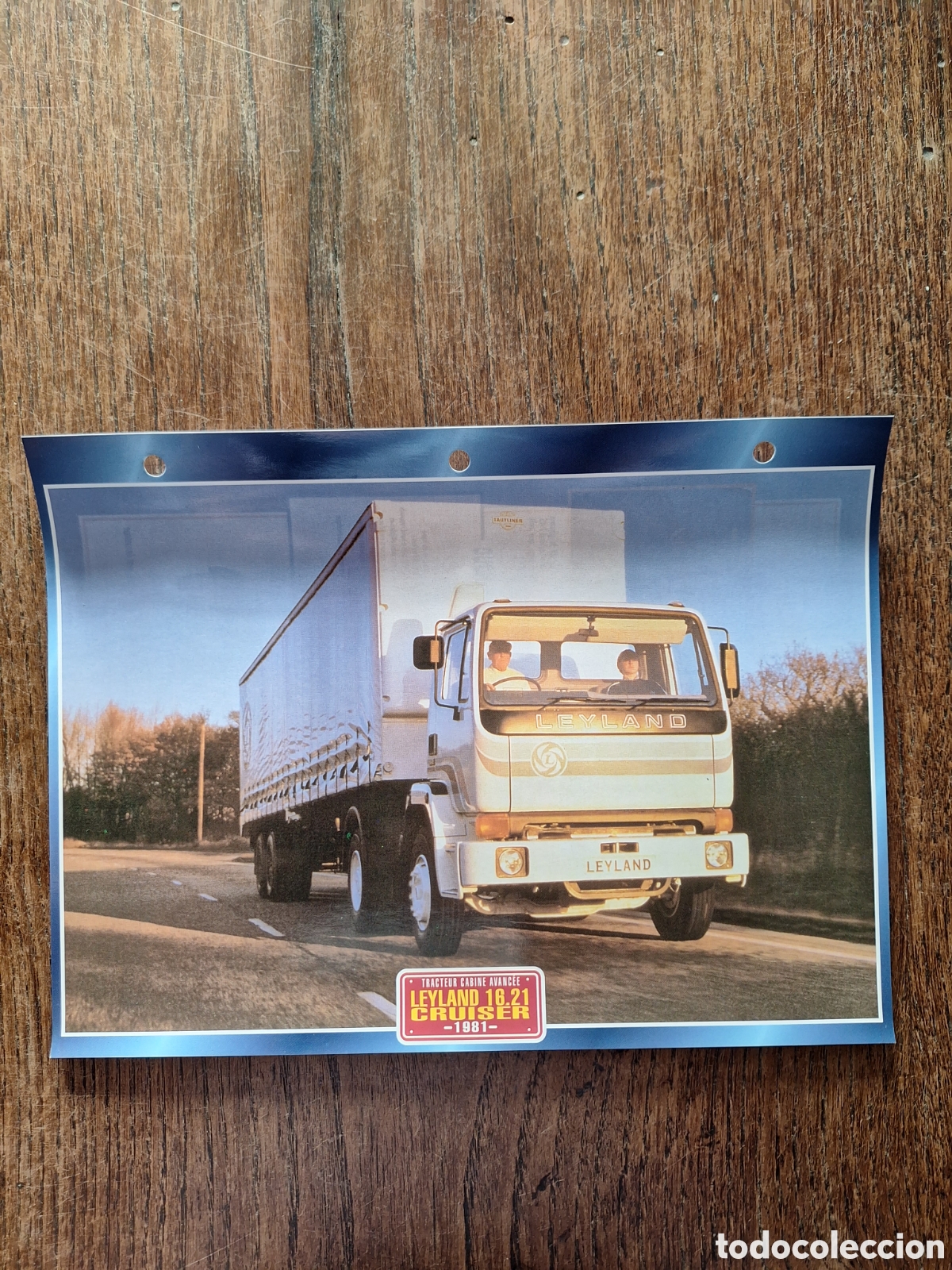 Sammelleidenschaft Andere Papierartikel: Ficha camion Leyland 16.21 Cruiser de 1981