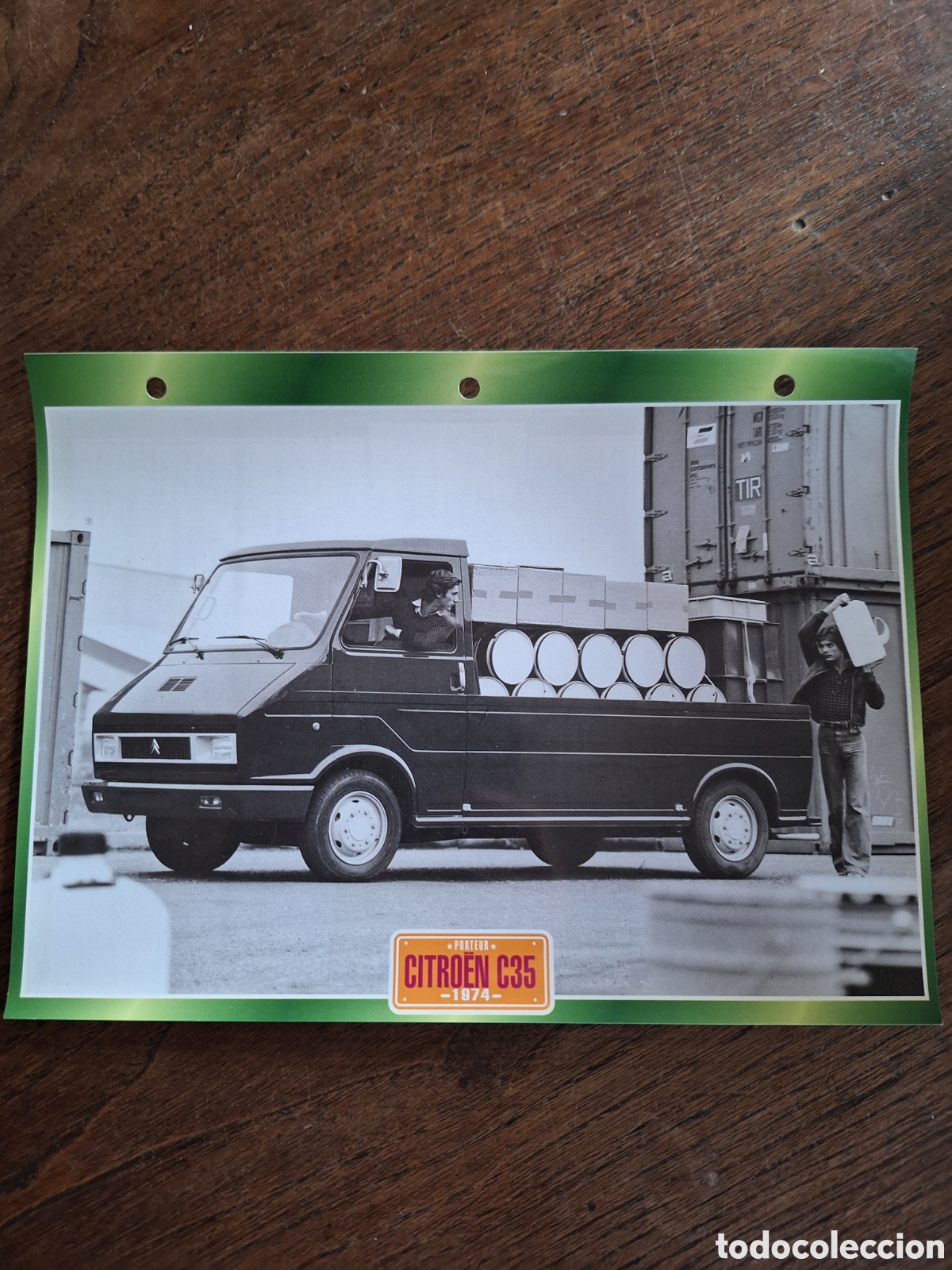Paper Collecting Others: Ficha furgoneta Citro&euml;n C35 de 1975