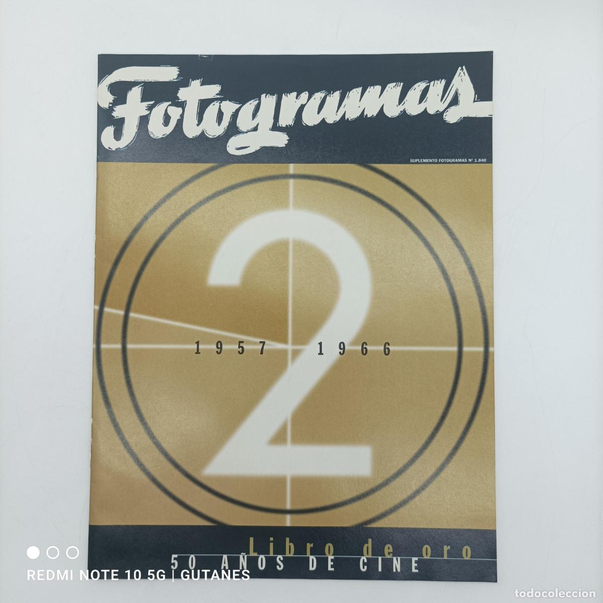 Sammelleidenschaft Andere Papierartikel: FOTOGRAMAS SUPLEMENTO LIBRO DE ORO 50 A&Ntilde;OS DE CINE N.2