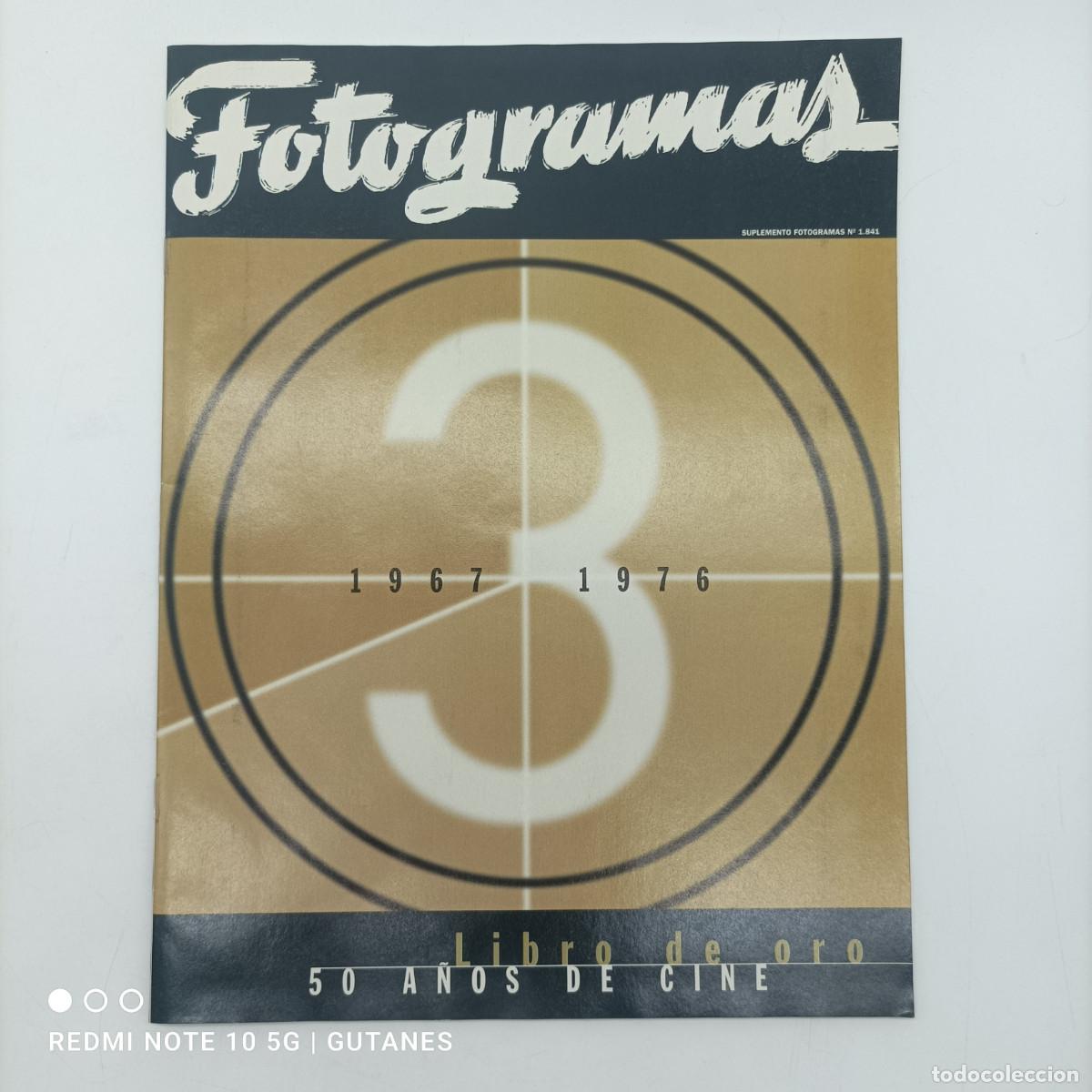 Sammelleidenschaft Andere Papierartikel: FOTOGRAMAS SUPLEMENTO LIBRO DE ORO 50 A&Ntilde;OS DE CINE N.3