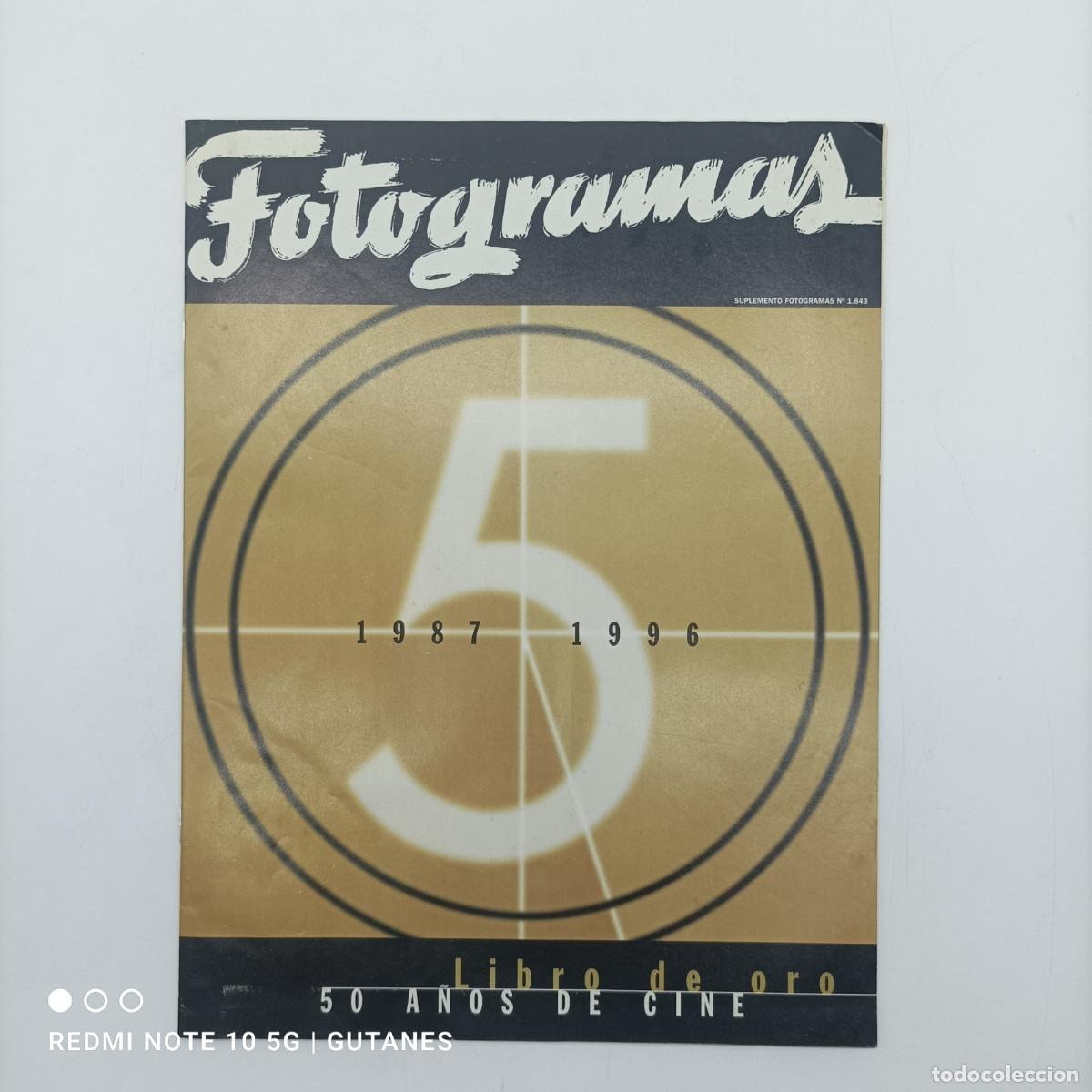 Sammelleidenschaft Andere Papierartikel: FOTOGRAMAS SUPLEMENTO LIBRO DE ORO 50 A&Ntilde;OS DE CINE N.5