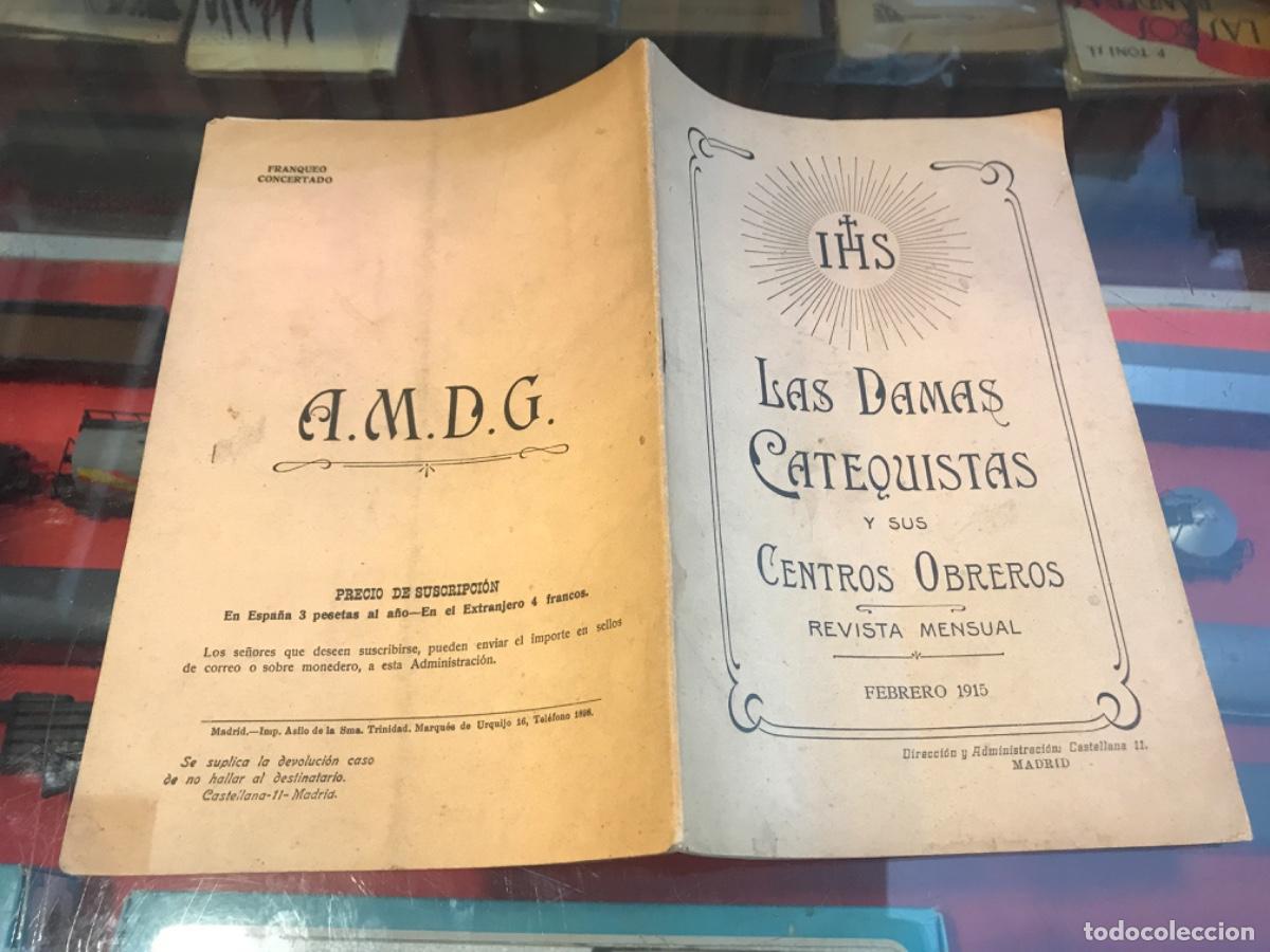 Collectionnisme Papier divers: LAS DAMAS CATEQUISTAS Y SUS CENTROS OBREROS. REVISTA MENSUAL. 1915. MADRID