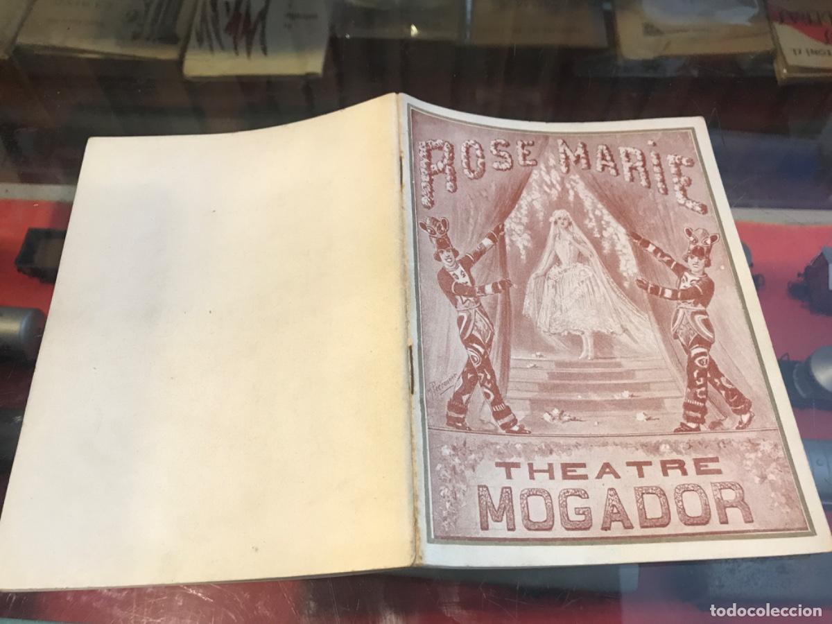 Collectionnisme Papier divers: THEATRE MOGADOR. LES FR&Eacute;RES ISOLA, DIRECTEURS PRESENTENT ROSE-MARIE