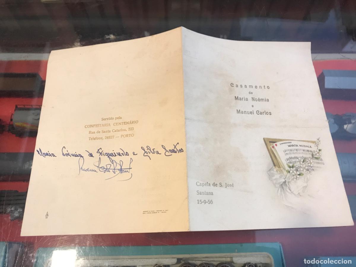 Sammelleidenschaft Andere Papierartikel: INVITACI&Oacute;N DE BODA. CASAMENTO MARIA NO&Eacute;MIA-MANUEL... CAPELA DE S. JOS&Eacute;. 1956, SANTANA. PORTO