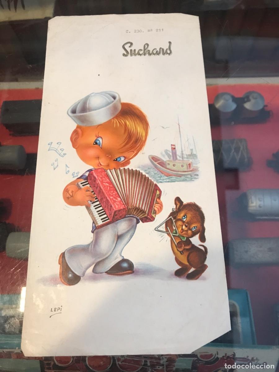 Collectionnisme Papier divers: DIBUJO. CHOCOLATES SUCHARD. 26 X 12,5CM