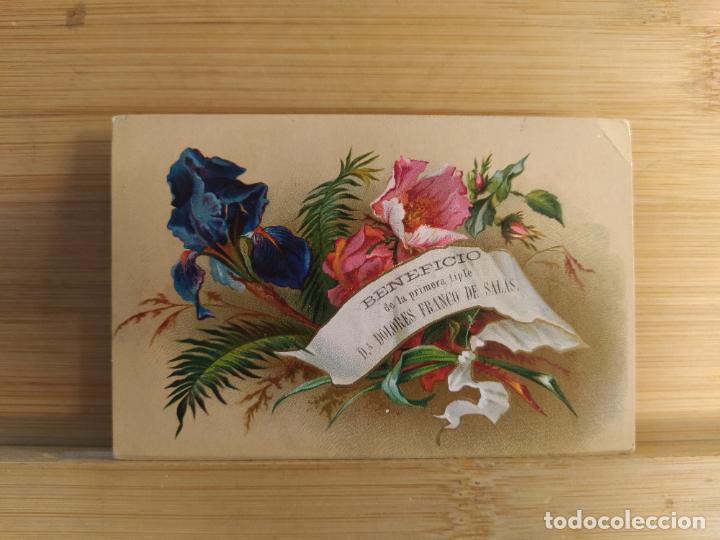 Sammelleidenschaft Andere Papierartikel: PROGRAMA ANTIGUO-FUNCION A&Ntilde;O 1879-BENEFICIO DE DOLORES FRANCO DE SALAS-VER FOTOS-(105.296)