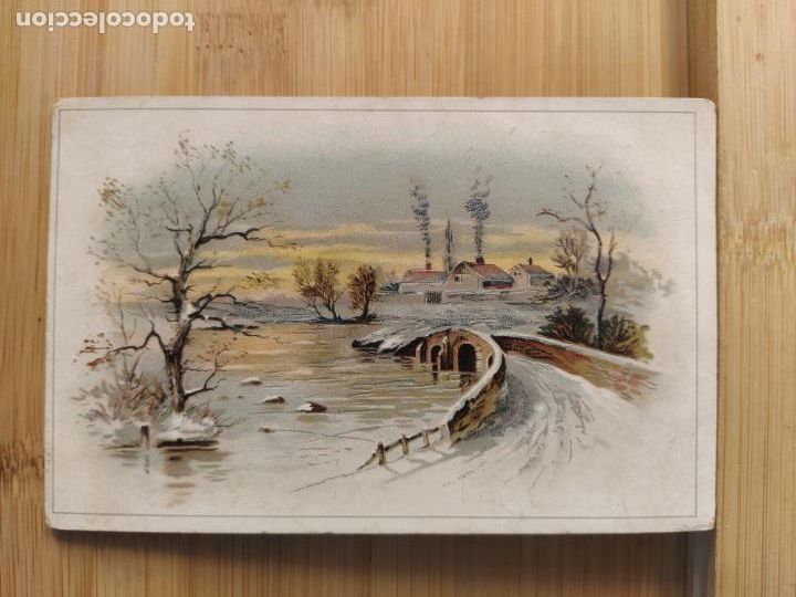 Otros Art&iacute;culos de Coleccionismo en Papel: LOS DEPENDIENTES PELUQUERIA PERFUMERIA FEDERICO MERGELINA-FELICITACION ANTIGUA-VER FOTOS-(105.299)