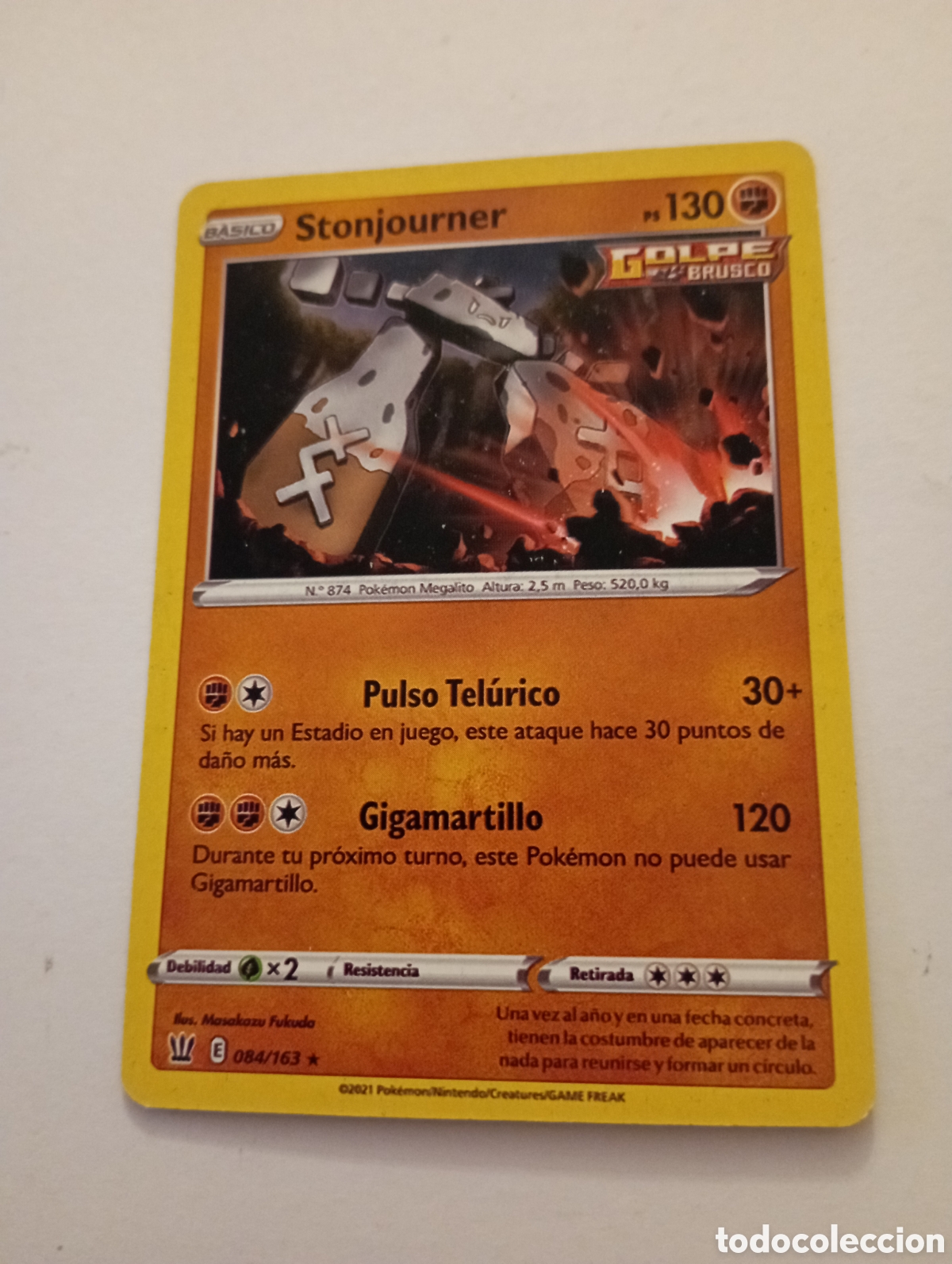 Otros Art&iacute;culos de Coleccionismo en Papel: STONJOURNER POKEMON CARD CARTA POKEMON