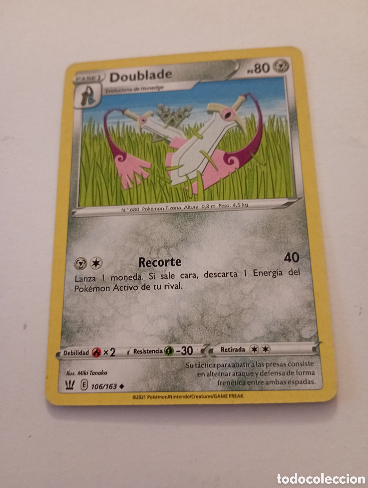 Otros Art&iacute;culos de Coleccionismo en Papel: DOUBLADE POKEMON CARD CARTA POKEMON