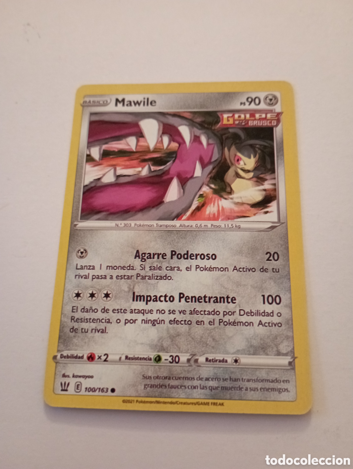 Otros Art&iacute;culos de Coleccionismo en Papel: MAWILE POKEMON CARD CARTA POKEMON