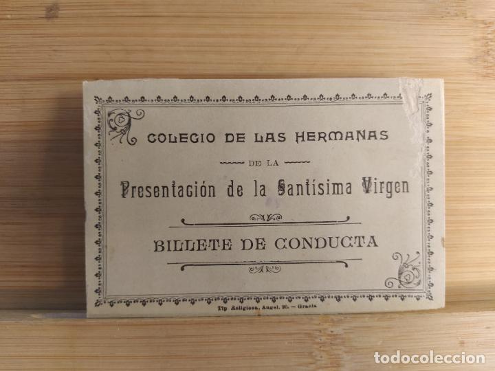 Otros Art&iacute;culos de Coleccionismo en Papel: COLEGIO HERMANAS DE LA PRESENTACION DE LA SANTISIMA VIRGEN-BILLETE CONDUC-VER FOTOS-(105.327)