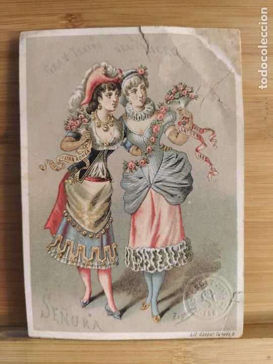Sammelleidenschaft Andere Papierartikel: GRAN TEATRO DEL LICEO-INVITACION SE&Ntilde;ORA-VER FOTOS-(105.329)
