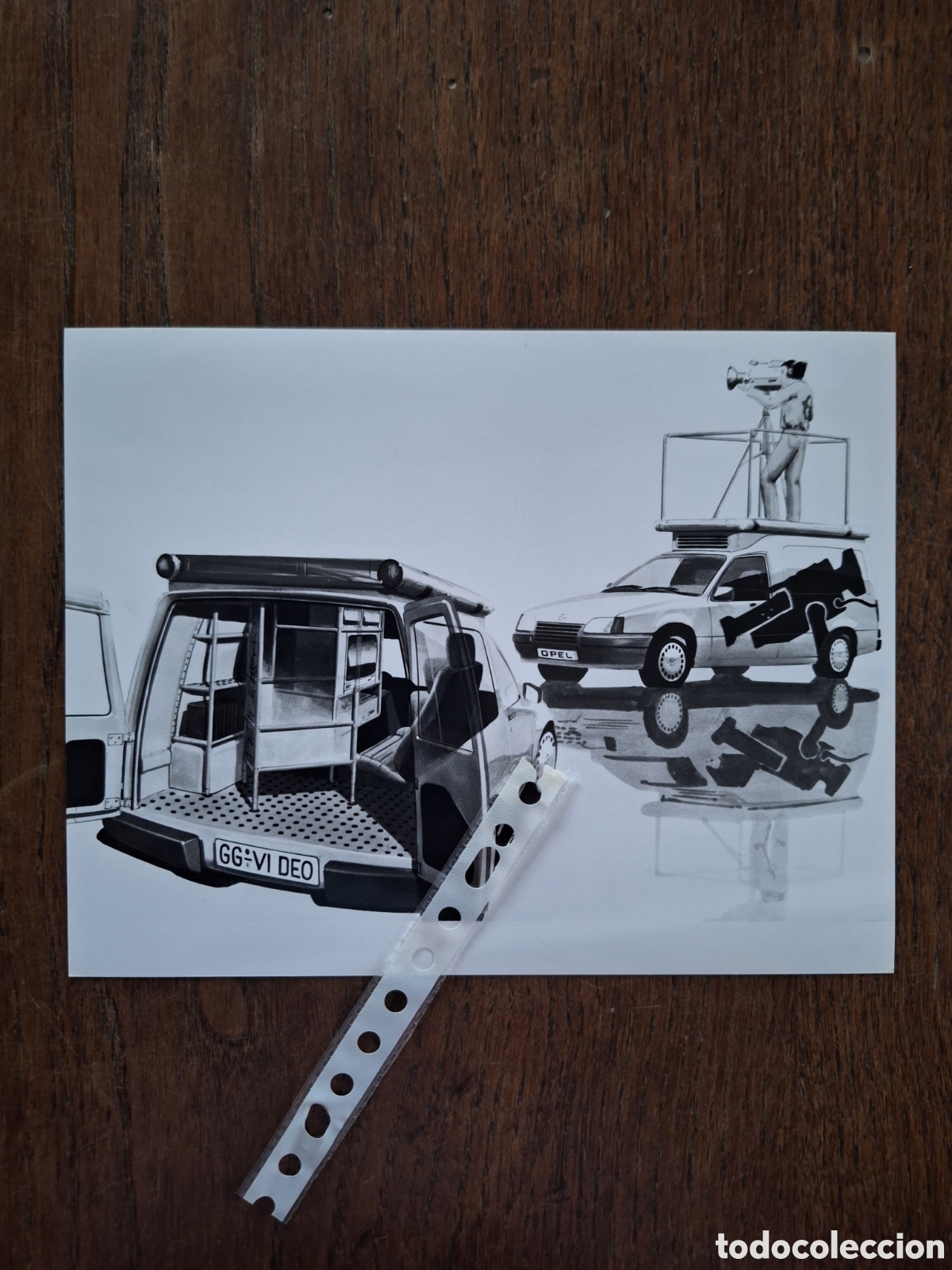Outros artigos de papel: Fotograf&iacute;a furgoneta Opel Combo