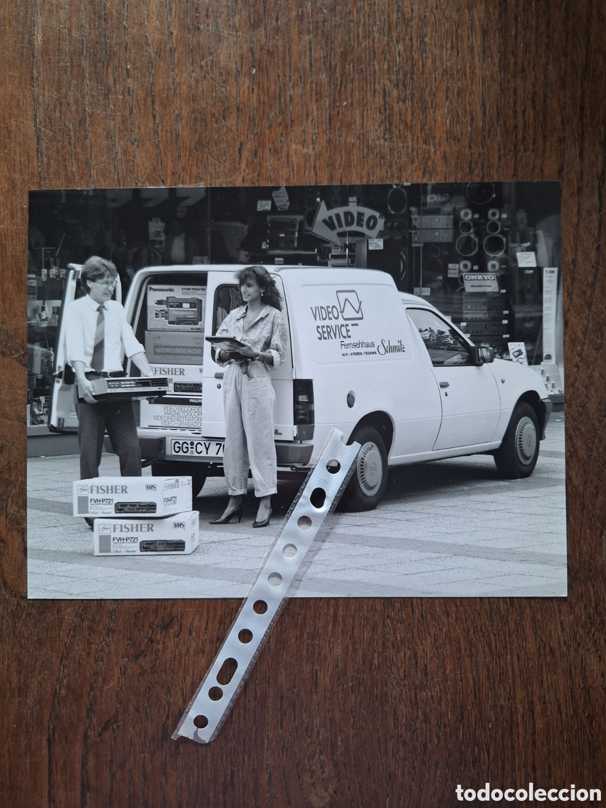 Outros artigos de papel: Fotograf&iacute;a furgoneta Opel Kadett combo