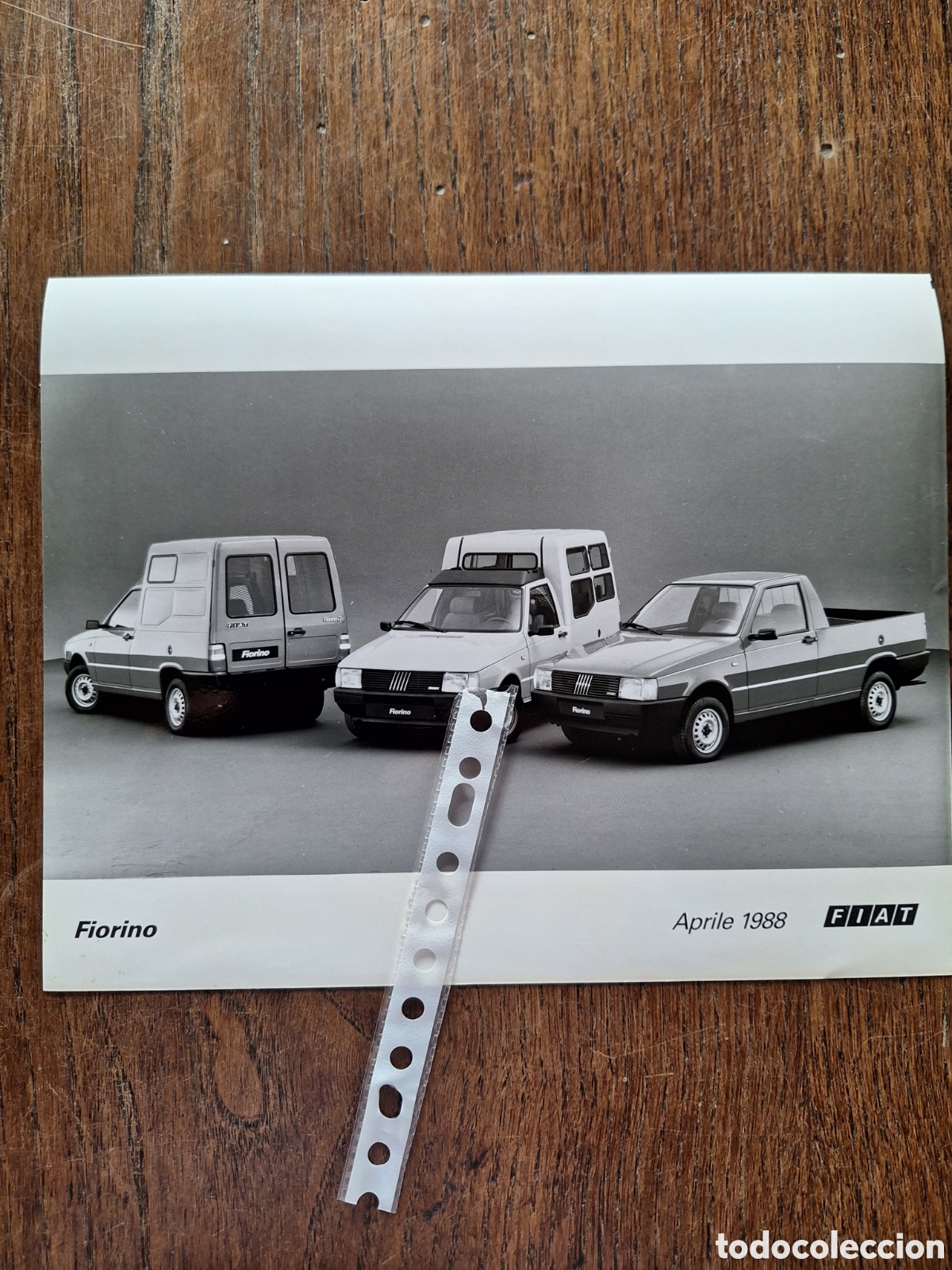 Otros Art&iacute;culos de Coleccionismo en Papel: Fotograf&iacute;a furgoneta Fiat Fiorino