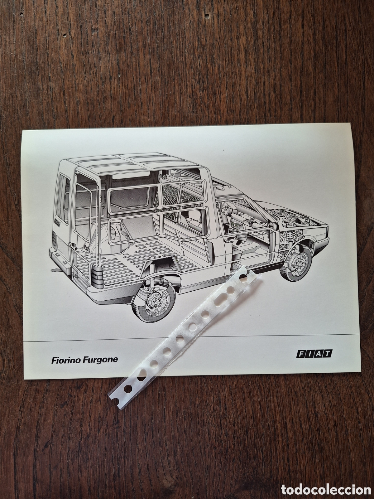 Otros Art&iacute;culos de Coleccionismo en Papel: Fotograf&iacute;a furgoneta Fiat Fiorino