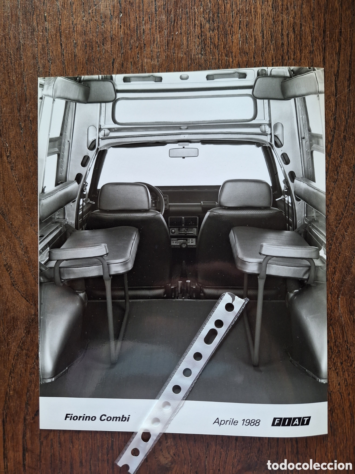 Otros Art&iacute;culos de Coleccionismo en Papel: Fotograf&iacute;a furgoneta Fiat Fiorino