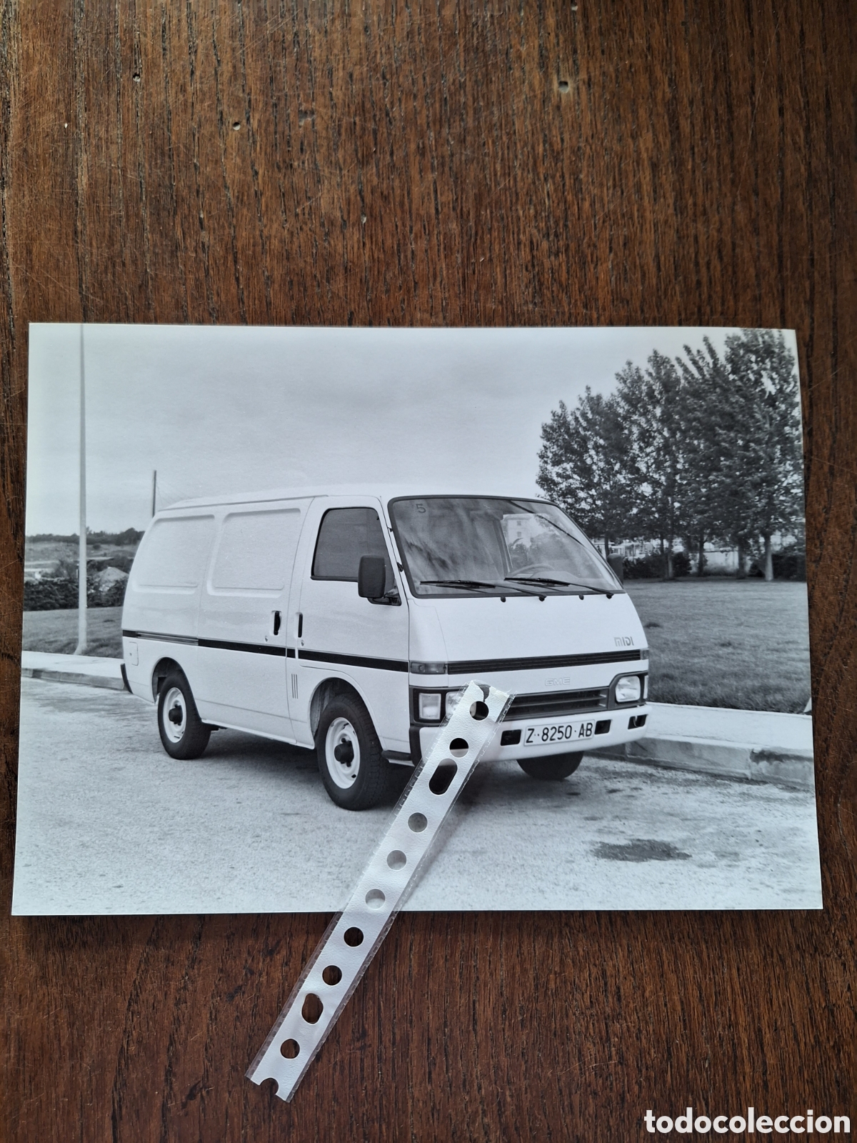 Sammelleidenschaft Andere Papierartikel: Fotograf&iacute;a furgoneta GME Midi Opel