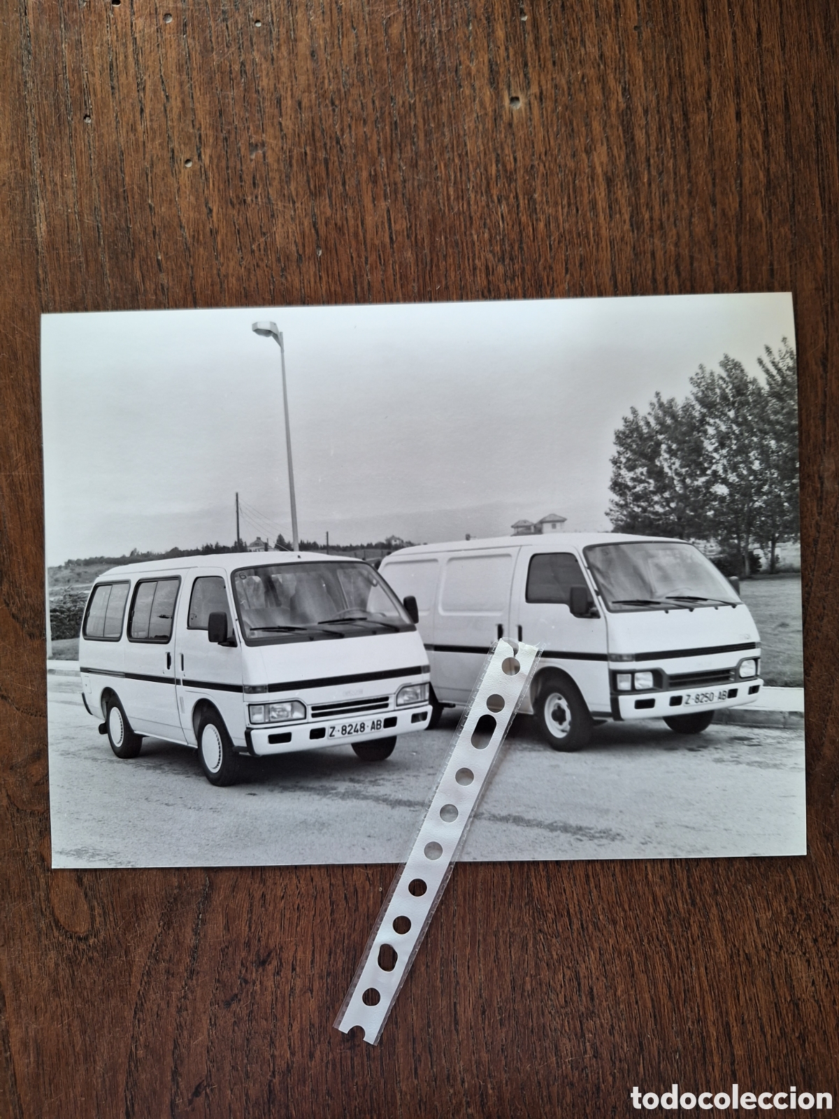 Sammelleidenschaft Andere Papierartikel: Fotograf&iacute;a furgoneta GME Midi Opel